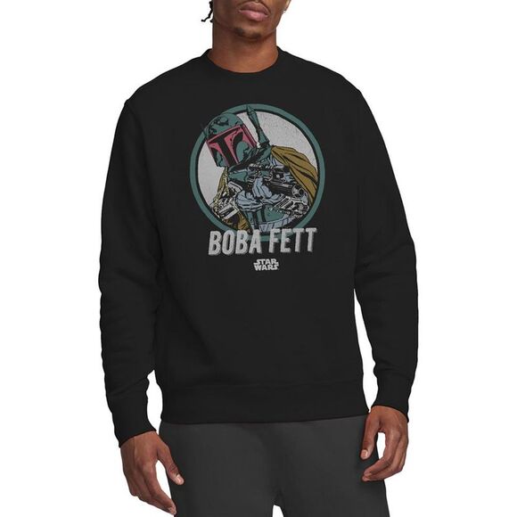 Star Wars Unisex Adult Boba Fett Sweatshirt / Black